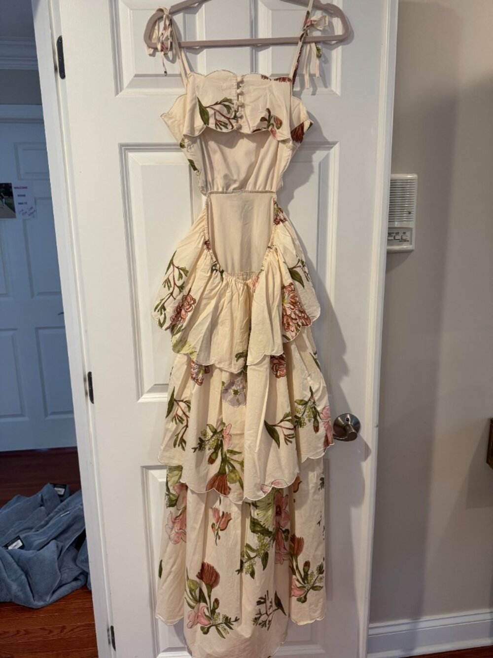 Petal & Pup Adelaide Scallop Cutout Tie Strap Dress - Picture 5 of 6